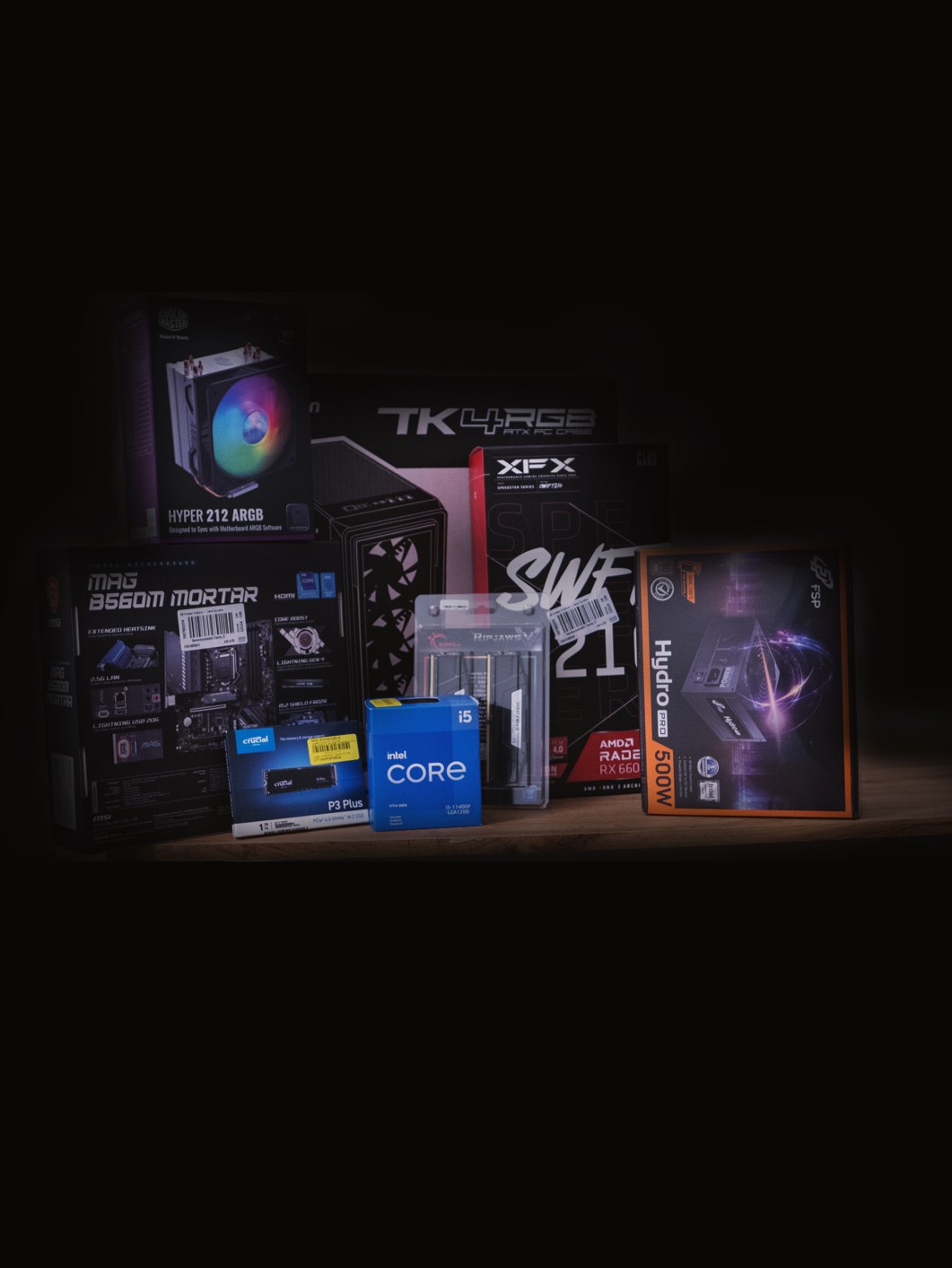 Sestavení PC z komponent