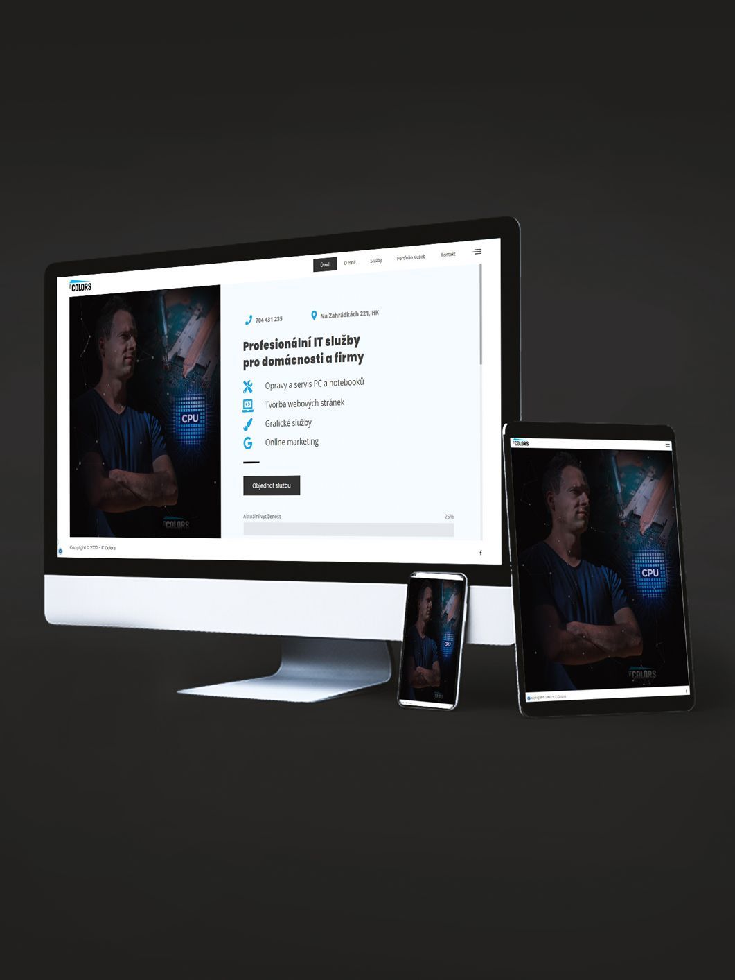 Redesign mého webu – IT Colors