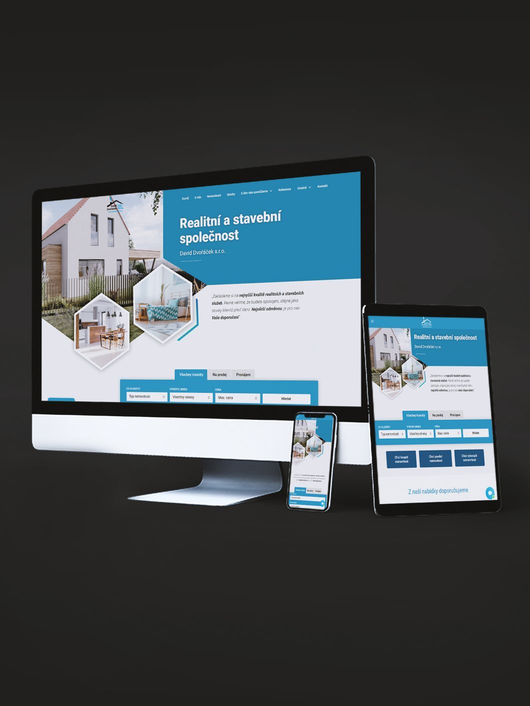 Redesign (úprava) webu – realitní portál